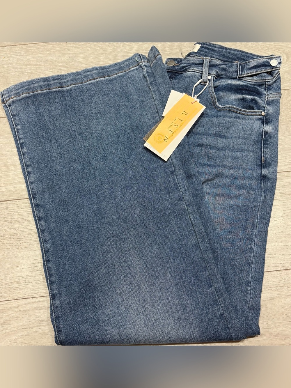 RISEN Los Angeles High‑Rise Stretch Denim Jeans – Size 1XL NWT
